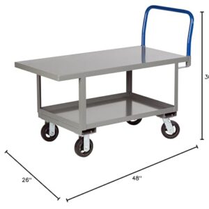 Little Giant RNB2-3048-6MR Work Height Platform Truck, 30" x 48", Gray