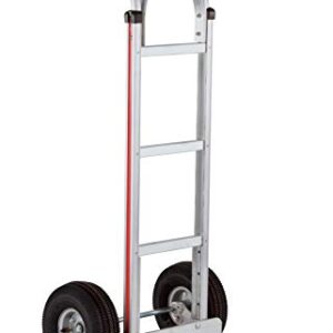 Magliner HMK112K14 Aluminum Hand Truck, Horizontal Loop Handle, 16" x 12" Extruded Aluminum Nose Plate, 500 lb Capacity