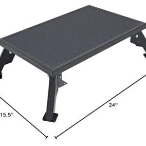 Quick Products JQ-S150 Platform Step, X-Large 24" W x 15.5" D x 7.5" H - Steel, 300 lbs. Capacity, Black