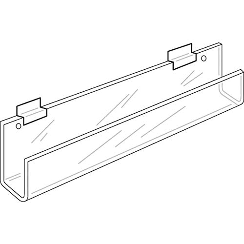 24" Slatwall Greeting Card Displays, Open Ends, Tilt, 62666