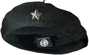 che guevara store beret black original beret, silver star medium