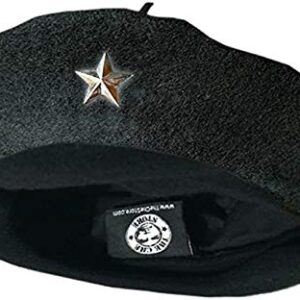 Che Guevara Store Beret Black Original Beret, Silver Star Medium