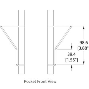 FixtureDisplays® DVD, CD, BlueRay, Literature,Greeting Card Postcard Rack Display High Capacity 128 Adjustable Pockets 5.1" to 10.6" Wide, up to 8" Tall Cards 11877