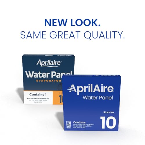 AprilAire 10 Water Panel Humidifier Filter Replacement for AprilAire Whole-House Humidifier Models 110, 220, 500, 500A, 500M, 550, 550A, 558 (Pack of 2)