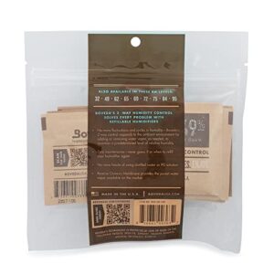 Boveda 49% Two-Way Humidity Control Packs for Music Bows & Small Woodwinds – Size 8 – 10 Pack – Moisture Absorbers for Small Instrument Cases – Humidifier Packs – Hydration Packets in Resealable Bag