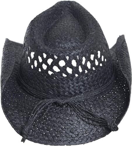 Vamuss Black Cowboy Hat for Women with Heart