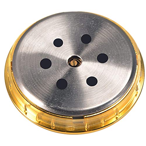 Medium Round Analog Hygrometer Humidity Gauge for Humidors - Color: Gold