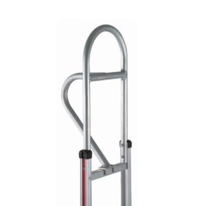 magliner 300978 aluminum vertical loop hand truck handle for hand truck with straight frame, 40" length, 12" height, 14" width