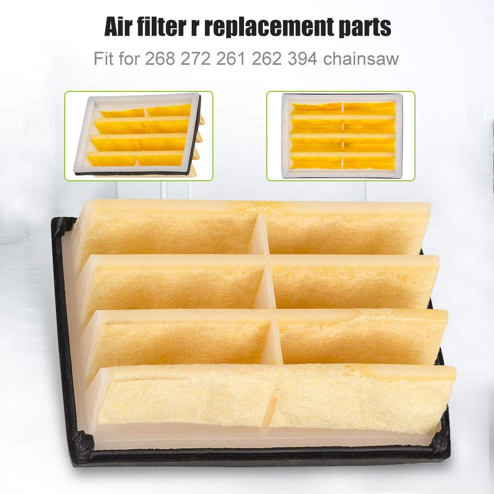 HIFROM AIR Filter Replacement Replacement for Husqvarna 268 272 261 262 394 Chainsaw New # 503 44 72-03