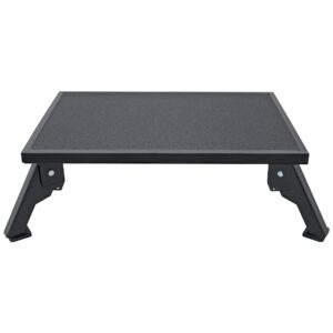 Quick Products JQ-S150 Platform Step, X-Large 24" W x 15.5" D x 7.5" H - Steel, 300 lbs. Capacity, Black