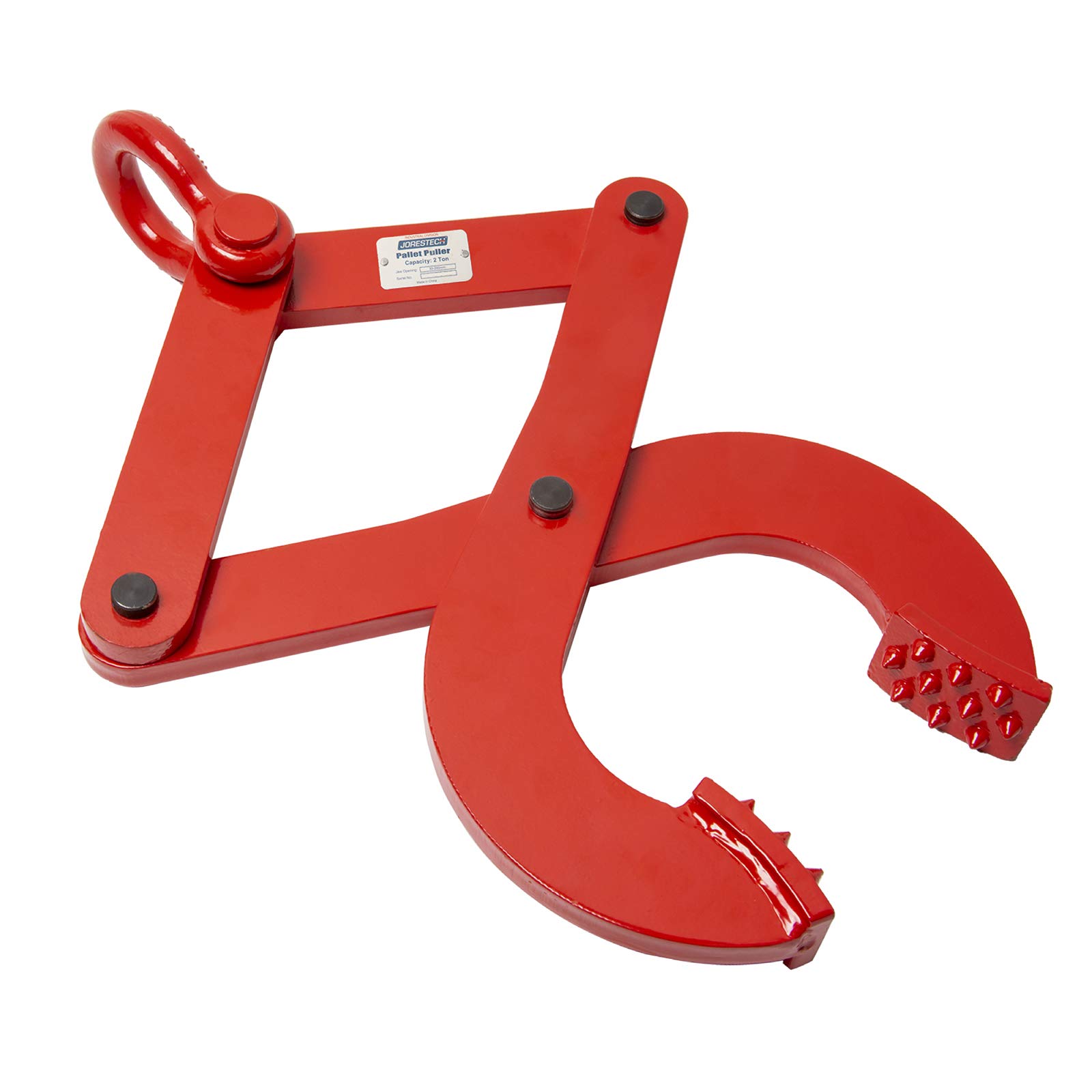 JORESTECH Pallet Puller Clamp Pallet Grabber Hook for Forklift Chain (E-Pallet-Puller, 4400 Lbs)