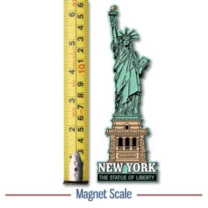 New York City Statue of Liberty Jumbo Magnet by Classic Magnets, Collectible Souvenirs Made in The USA