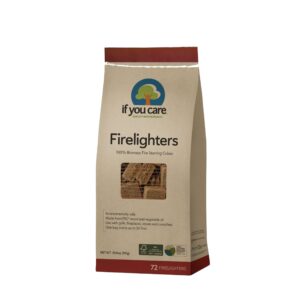 if you care firelighters - fsc certified, 72 ct