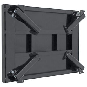 Quick Products JQ-S150 Platform Step, X-Large 24" W x 15.5" D x 7.5" H - Steel, 300 lbs. Capacity, Black