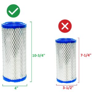 Set Air Filter For Kohler 25 083 01,25 083 04 Kawasaki 1101 37019,11013 7020,Briggs Stratton 841497,821136