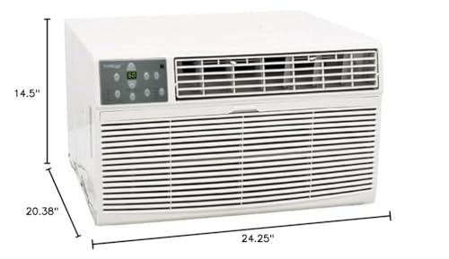 Koldfront WTC12001W 12,000 BTU 208/230V Through the Wall Heat/Cool Air Conditioner