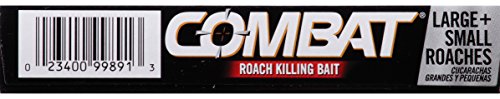 Combat Roach Killing Bait Stations for Small and Large Roaches, 6 Count (Pack of 1)