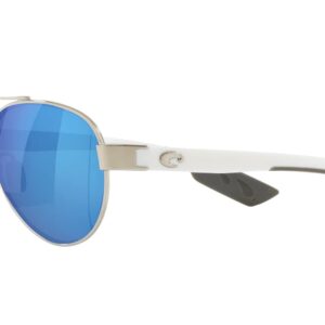 Costa Del Mar Woman Sunglasses Palladium Frame, Blue Mirror Lenses, 56MM