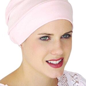 Headcovers Unlimited Three Seam Cotton Sleep Cap-Caps for Women with Chemo Cancer Hair Loss Cream