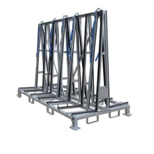 weha double sided a-frame transport cart large - 8 foot