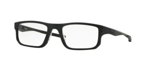 oakley voltage ox8049-0155 eyeglasses satin black 55