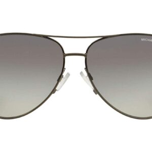 Michael Michael Kors Women's MK5004 Designer Sunglasses, Gunmetal/Black