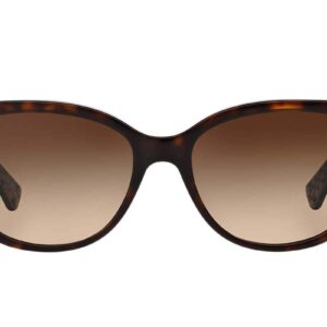 Coach HC8132 Sunglasses, Dark Tortoise/Dark Brown Gradient, 57 mm