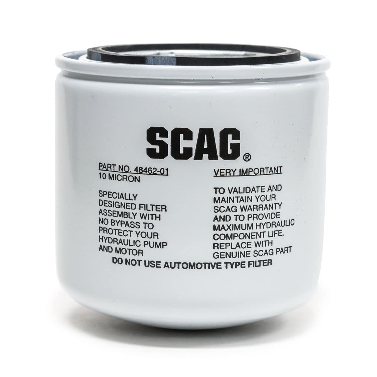 Scag Hydraulic Transmission Filter Element for Lawn Mowers fits Tiger Cub, Wildcat, V-Ride, Tiger Cat, Z-Cat, Super Z, Ultimate Walk-Behind, Pro V, Z-Cat, Walk-Behind / 48471-01, 48462, 48462-01