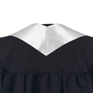 GraduationMall Unisex Adult Plain Graduation Stole 60" White