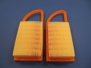 (2-pk) air filter fit for stihl br500 br550 br600 4282 141 0300 4282 141 0300b backpack blowers