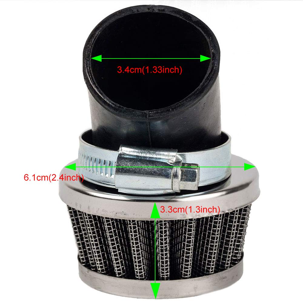 HIFROM 35mm AIR Filter Compatible with 50cc 70cc 110cc 125cc ATV Dirt Pocket Bike