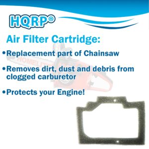 HQRP 5 - Pack Foam Gasket Filters compatible with Homelite 330 Series UT-10608 UT-10609 Chainsaws, 95921 UP06574 Replacement