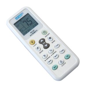 HQRP Remote Control Compatible with Haier HWF08XC5 HWR05XC5 HWR05XC9-L HWR05XCA HWR06XC5 HWR06XC5-T HWR06XC6 HWR06XC6-T HWR06XC7 HWR06XC7-T Air Conditioner Controller