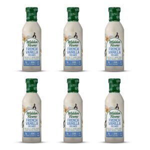 walden farms french vanilla calorie-free creamer, 12 fl ounce (pack of 6)