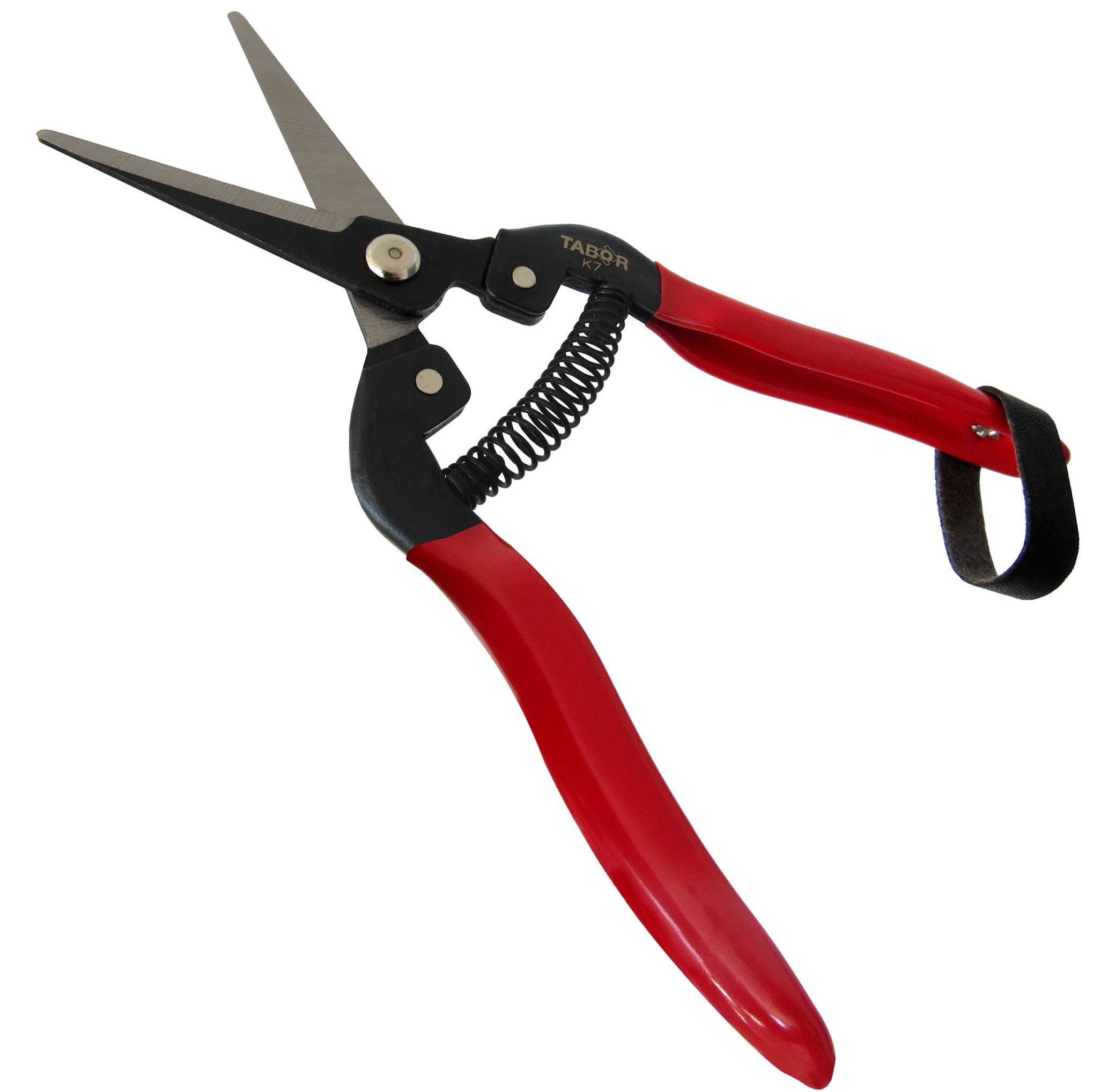 TABOR TOOLS K7A Straight Pruning Shears with Carbon Steel Blades, Florist Scissors, Multi-Tasking Garden Snips for Arranging Flowers, Trimming Plants and Harvesting Herbs, Fruits or Vegetables.