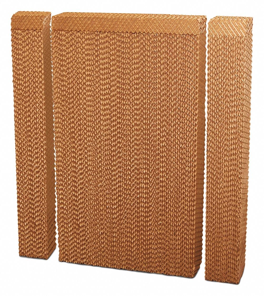 Evaporative Cooler Pad, 35-1/2"H x 36-1/4"W x 2"D, Residential/Commercial/Industrial