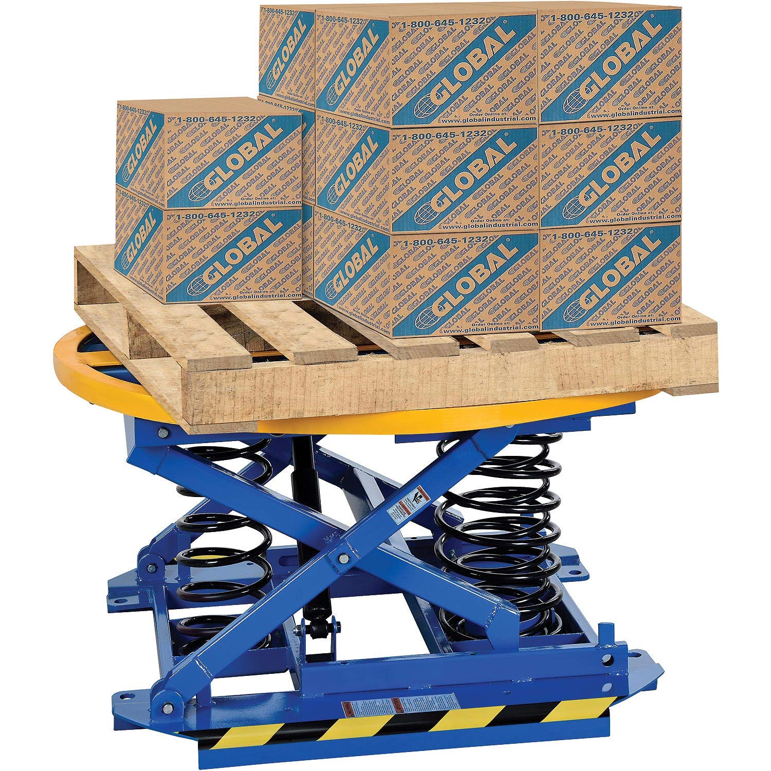 Global Industrial Spring-Actuated Pallet Carousel Skid Positioner