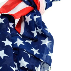 REINDEAR Premium American Flag Scarf 7 Styles(Chiffon)