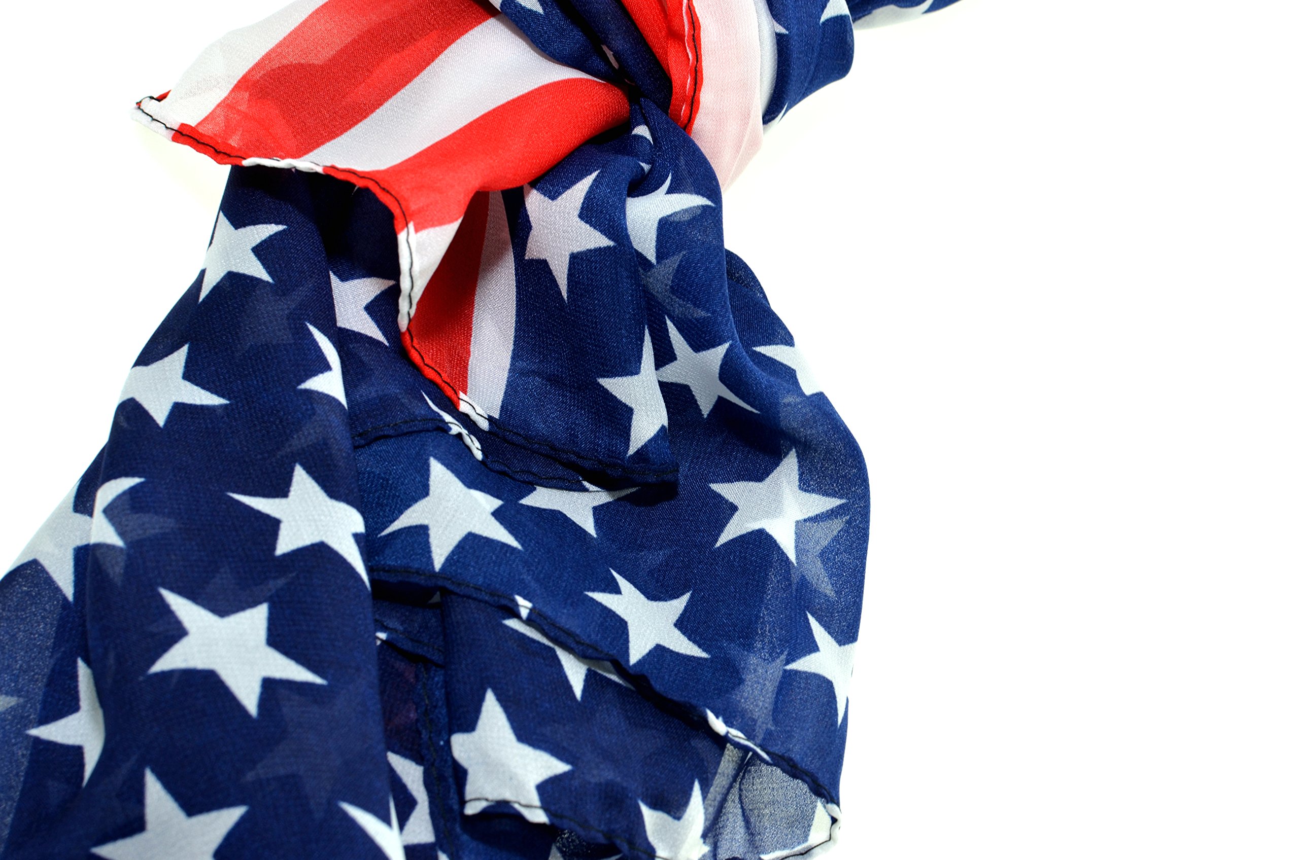 REINDEAR Premium American Flag Scarf 7 Styles(Chiffon)