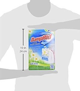 DampRid FG83K 14-Ounce Hanging Moisture Absorber Fresh Scent, 3-Pack