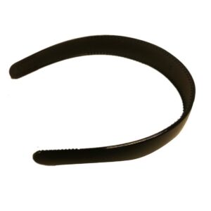 CoverYourHair Plastic Hairbands - Hard Headbands - 12 Pack Dark Colors