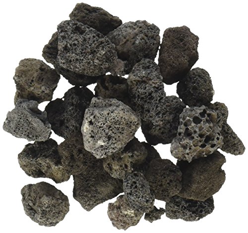 Pleasant Hearth LVR100 Lava Rock, 5 lb, Charcoal