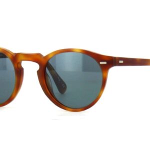 Oliver Peoples Unisex Gregory Peck Sun Semi Matte Light Brown/Indigo Photochromic