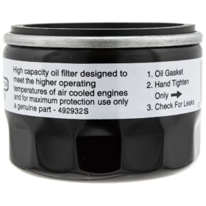 CUB CADET BS-492932S Oil Filter RZT22 RZT42 RZT50 LTX1046 LTX1050 Z-Force 44 48