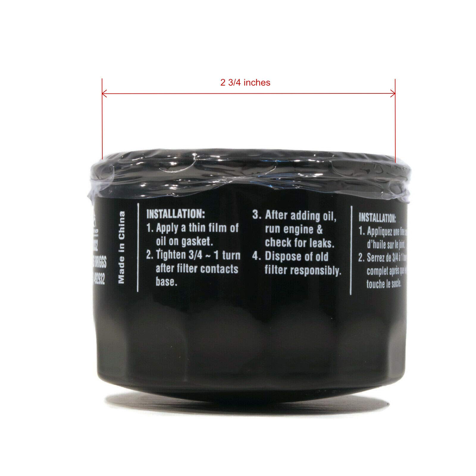 Rotary 13026 Oil Filter - 3/4-16 Threads - Fits Huskee, MTD and Yardman!