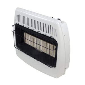 Dyna-Glo IR30PMDG-1 30,000 BTU Liquid Propane Infrared Vent Free Wall Heater White