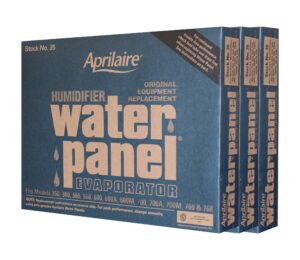 aprilaire # 35 original replacement humidifier water panel evaporator. pack of 3 pads