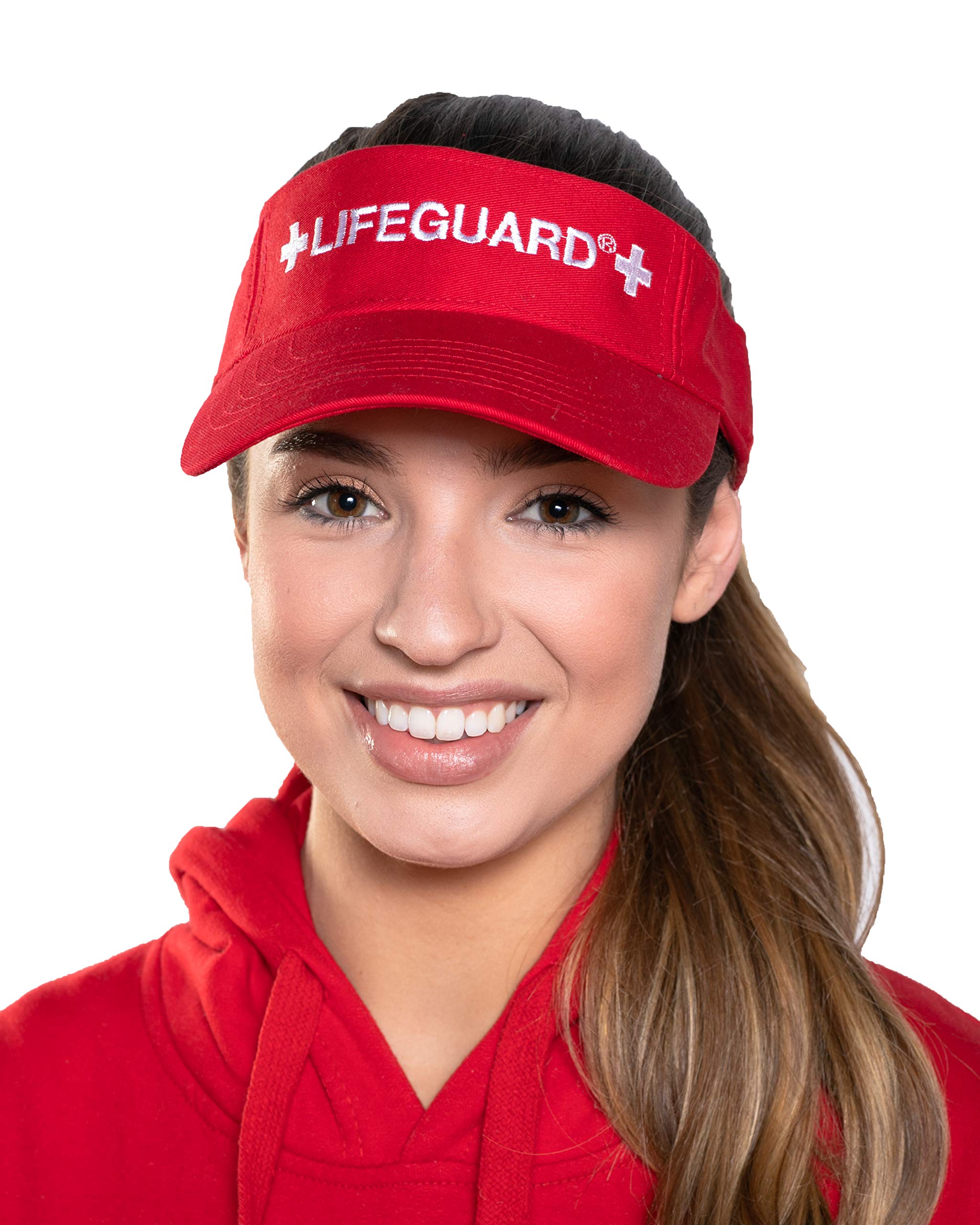 LIFEGUARD Official Adjustable Visor (Red)