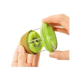 Fast Peel Any Fruit Or Soft Vegetable With Ease. Kiwi Slicer Peeler Pitter Scooper, Mango And Kimi Corer, Kiwi Fruit Scoop Kitchern Tool_Green