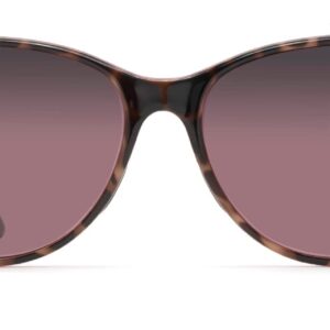 Maui Jim Women's Ocean Polarized Cat Eye Sunglasses, Tortoise w/ Raspberry/Maui Rose®, Medium